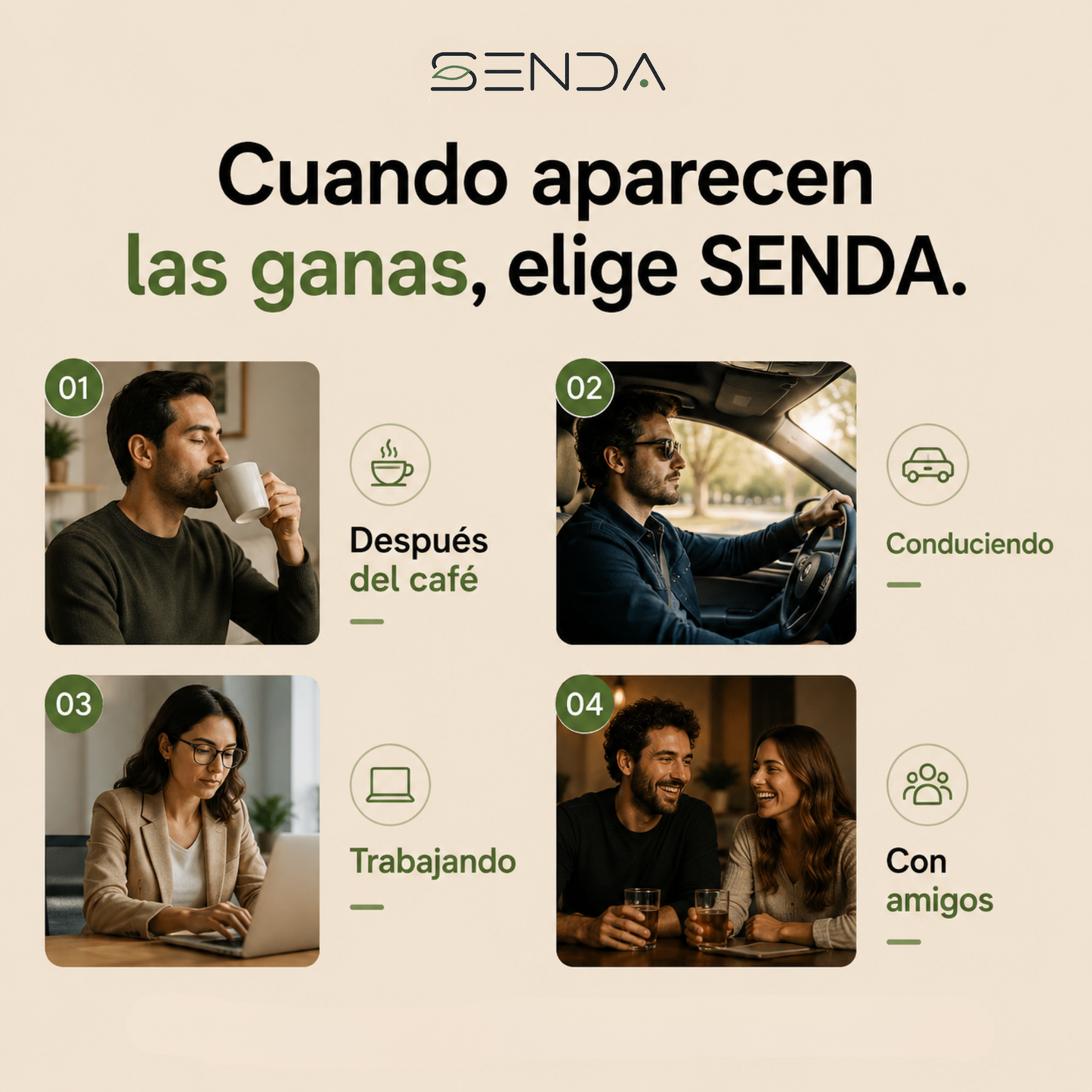 Senda™ | Inhalador para dejar de fumar