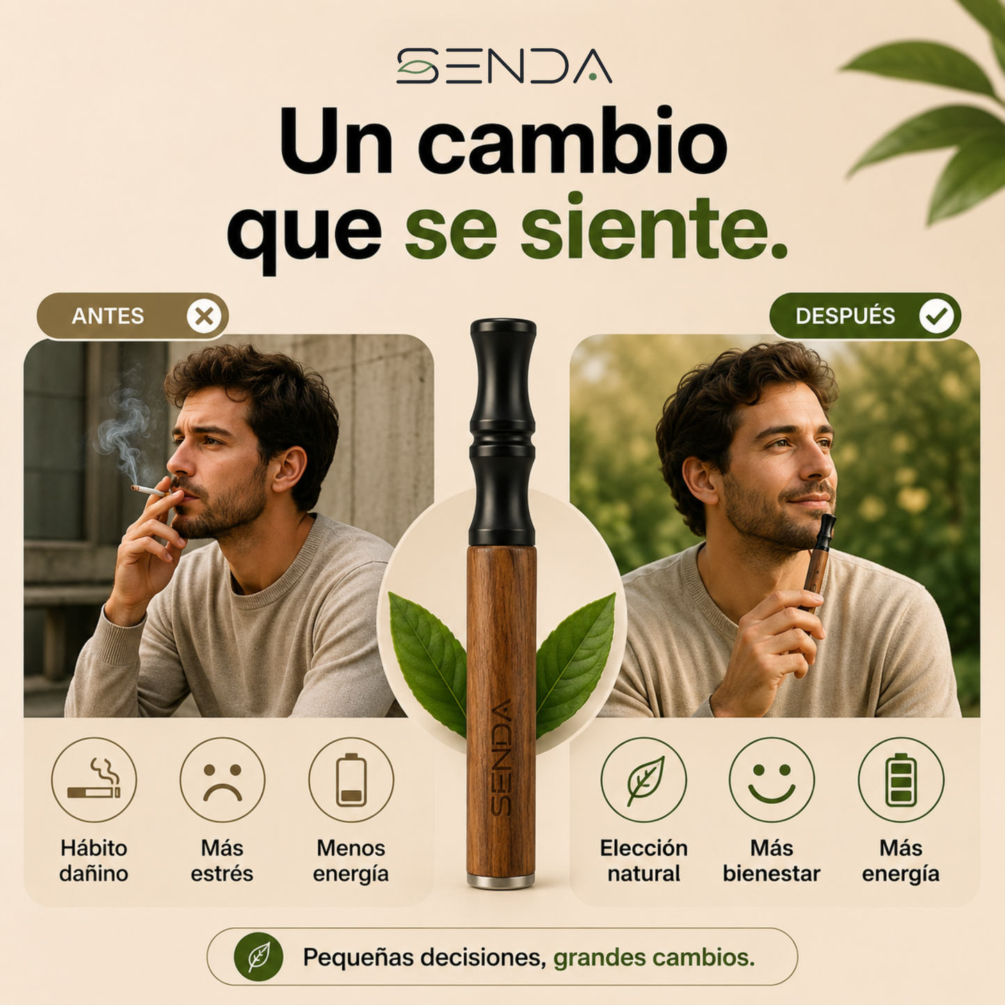 Senda™ | Inhalador para dejar de fumar